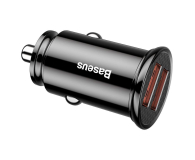 BASEUS Ladowarka samochodowa USB - 2x USB Circular QuickCharge 3,0 5A 30W czarna CCALL-YD01 - 509232 - zdjęcie 3